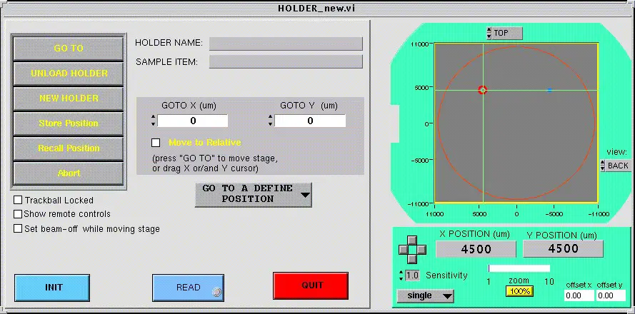 The Stage Navigator panel