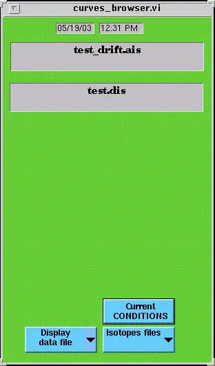 The curve_browser box