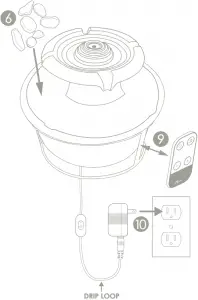 Homedics WFL-540NL Murra Euphoria Relaxation Fountain Instal 1