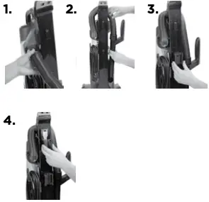 Attach vacuum hose and tools