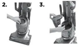 Cleaning the pre-motor filters