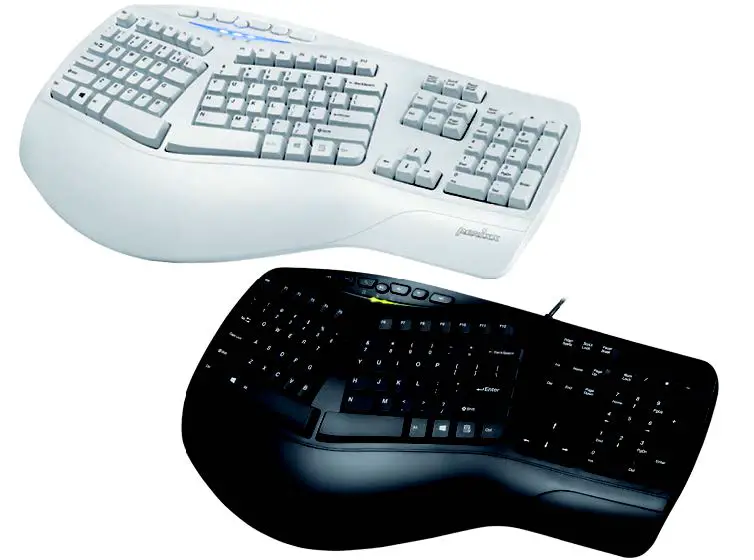 perixx PERIBOARD-312 Etgonomic Backlit Keyboard image