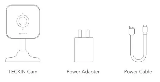 Teckin Cam TC100 WiFi Camera - In The Box