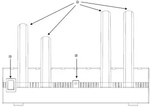 CEBIHEP YDDSEL0H301-2-BK Wireless Transmitter Speaker System - Transmitter introduction 1