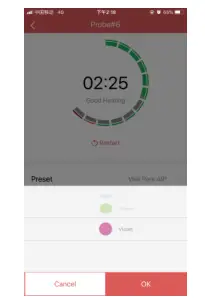 HyperBBQ Smart Wireless BBQ Thermometer - satting