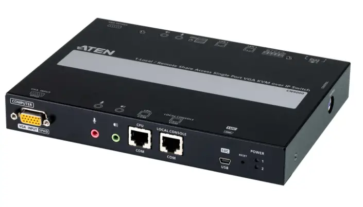 Remote Share Access Single Port VGA KVM over IP Switch