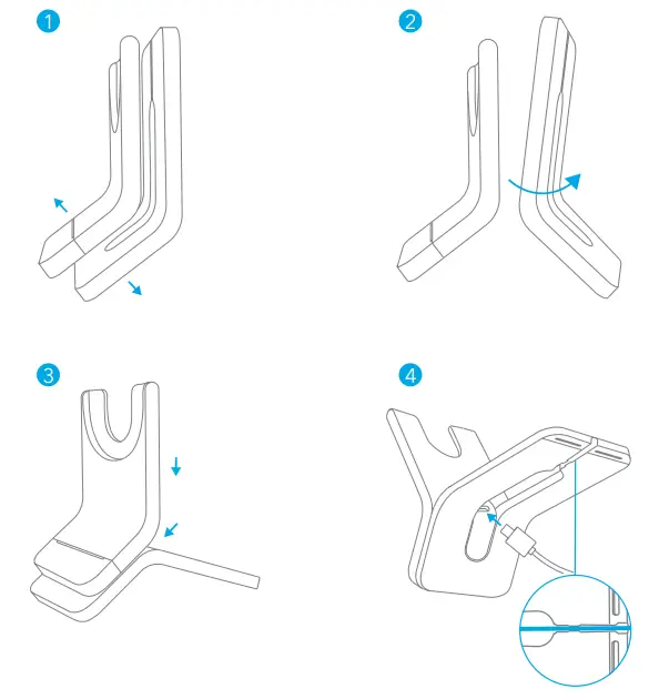 ANKER PowerConf H700 Bluetooth Headset-Assembling