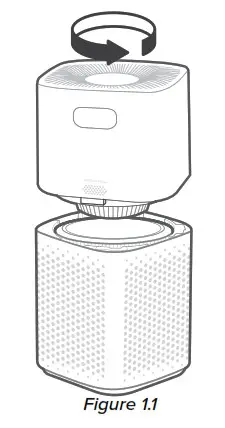 levoit LAP C601S WUS VeSync Core 600S Smart True HEPA Air Purifier- Figure 1