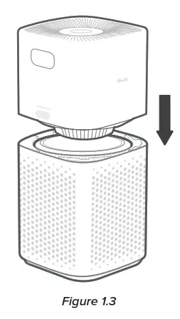 levoit LAP C601S WUS VeSync Core 600S Smart True HEPA Air Purifier- Figure 2