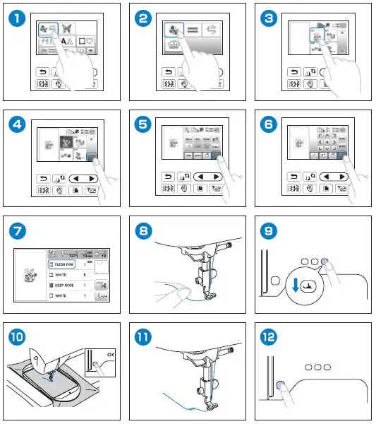 brother NQ1700E Home Sewing Embroidery Fig9