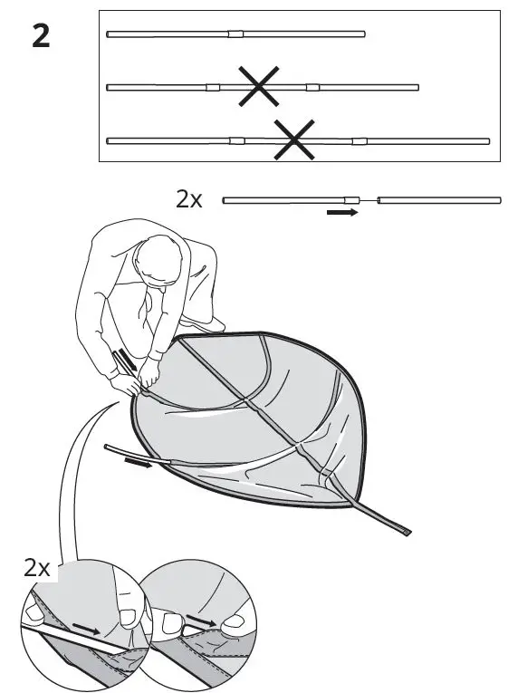 IKEA 703.384.04 LOVA Bed Canopy FIG-5