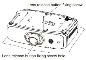 FIG 2 Detaching the lens