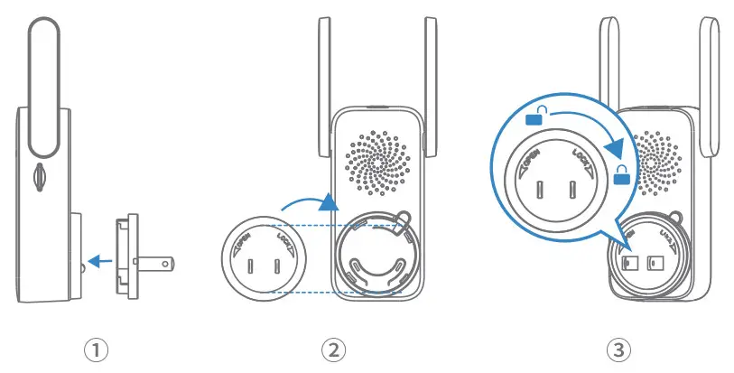aosu V8P Video Doorbell Pro and Wi Fi Home Base - chime