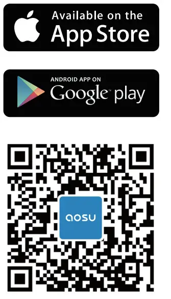 aosu V8P Video Doorbell Pro and Wi Fi Home Base - qr