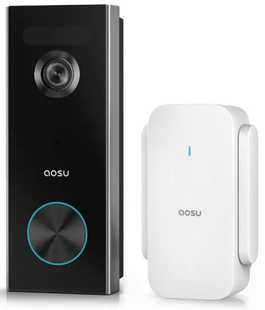 aosu V8P Video Doorbell Pro and Wi Fi Home Base