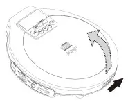 soundmaster CD9220 Portable CD Player MP3 Battery Charger - PLAYING