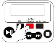 soundmaster CD9220 Portable CD Player MP3 Battery Charger - VOLUME