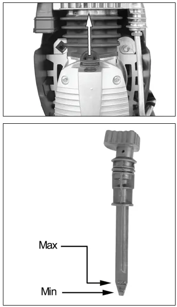 Clarke Rebel 65 110V Air Compressor - OIL LEVEL
