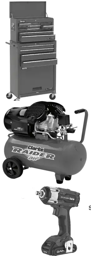 Clarke Rebel 65 110V Air Compressor - Product