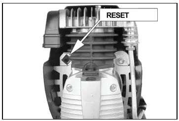 Clarke Rebel 65 110V Air Compressor - reset button