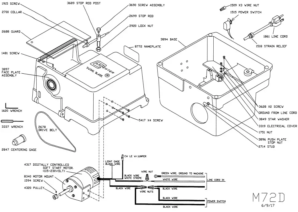 CARPENTER 72D Twin Blade Rotary Wire Stripper - FIG 1