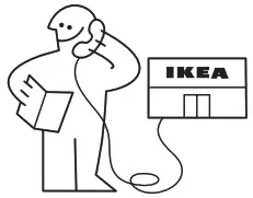 IKEA TILLREDA Freestanding White Fridge - icon