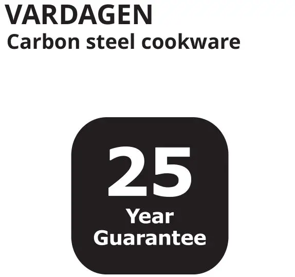IKEA Vardagen Carbon Steel Coo User Manual