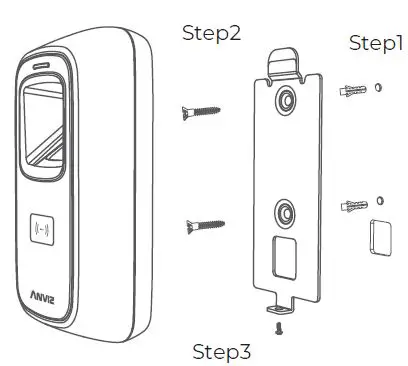 ANVIZ M5 Plus Outdoor Fingerprint & Card Reader Controller FIG5
