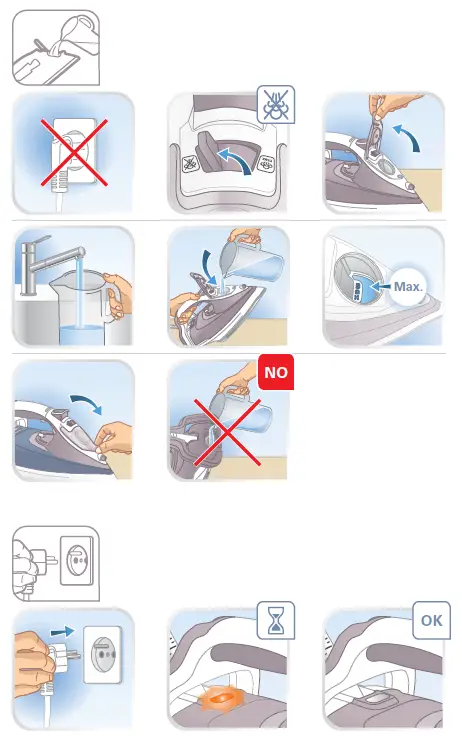 Tefal FV9604Z0 Ultimate Steam Power Iron 2