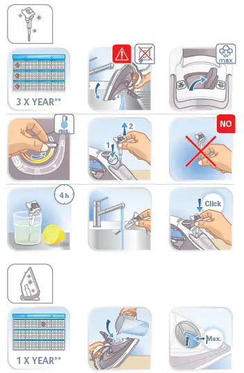 Tefal FV9604Z0 Ultimate Steam Power Iron 8