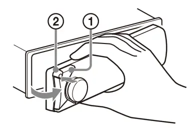 SONY DSX-B41D Bluetooth Car Audio -Front Panel