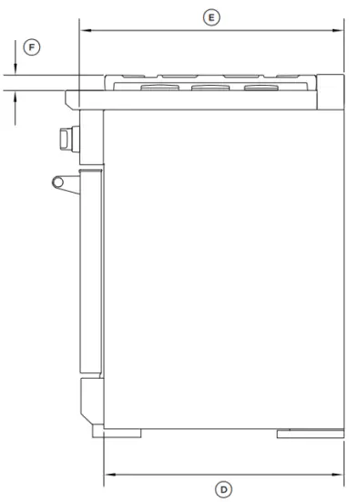 FISHER PAYKEL RGV3 488 48 Inch Freestanding Professional Gas Range - PROFILE