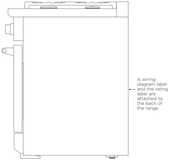 FISHER PAYKEL RGV3 488 48 Inch Freestanding Professional Gas Range - diagram