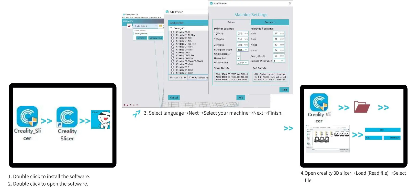 CREALITY 27464 Sermoon M1 Powerful Printers User Manual - Start Printing