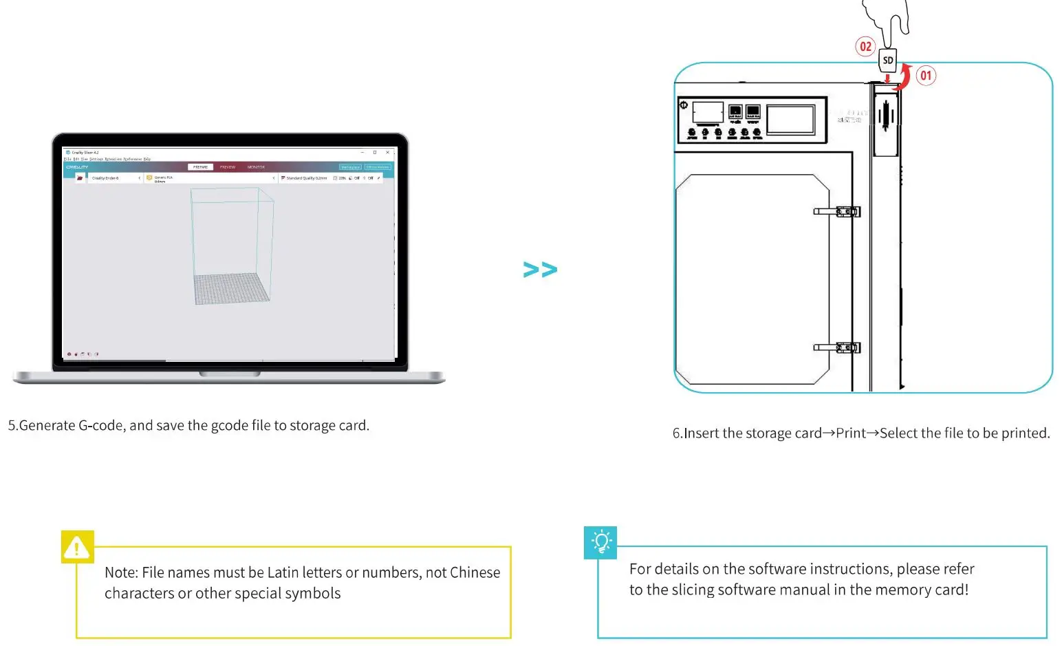 CREALITY 27464 Sermoon M1 Powerful Printers User Manual - Start Printing