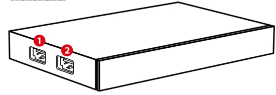 infomir MAG 520  MAG 520w3 Linux based Set Top Box - Front Panel