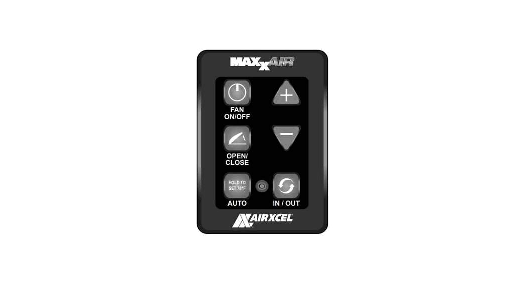 Maxxair 03650k Ventilation Solutions Roof Vent Remote Control Instruction Manual
