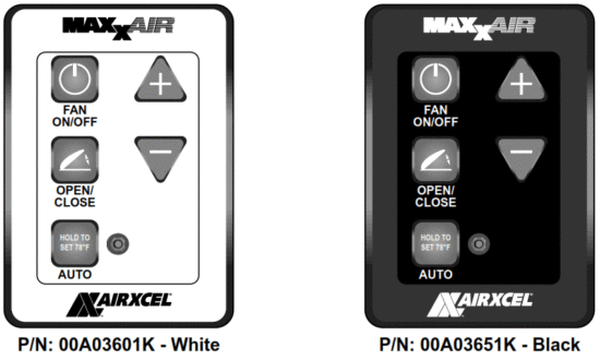 MAXXAIR 03650K Ventilation Solutions Roof Vent Remote Control - Fig 10