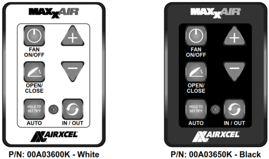 MAXXAIR 03650K Ventilation Solutions Roof Vent Remote Control - Fig 11