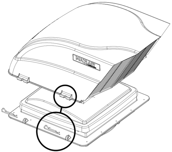 MAXXAIR 03650K Ventilation Solutions Roof Vent Remote Control - Fig 12