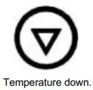 Temperature down.
