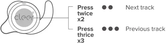 cleer 1385 ROAM SPORT True Wireless Noise Cancelling Earbuds - Fig 13