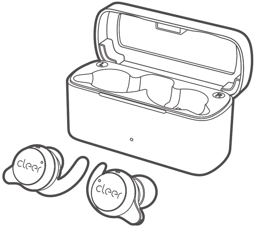 cleer 1385 ROAM SPORT True Wireless Noise Cancelling Earbuds - Fig