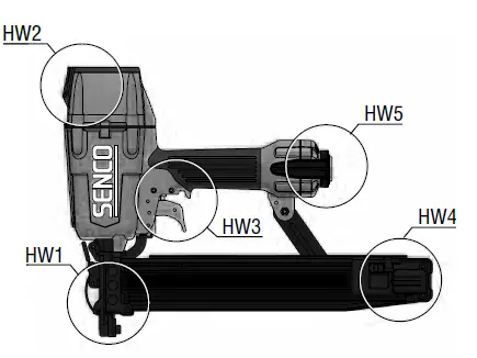 SENCO SFT10XP 16mm Hobby Air Stapler Instruction gih 4