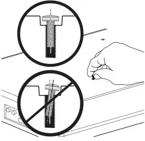 STEP 1-1 Select TV Screw Diameter STEP 1-2 Select TV Screw Length