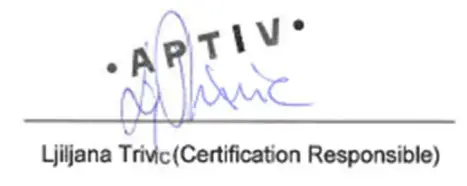 Aptiv LTQ2H5TR Services Deutschland GmbH - signature