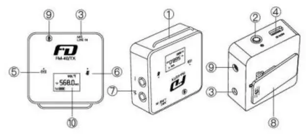 FeiDu FM40N true diversity wireless microphone User Manual - Product Overview