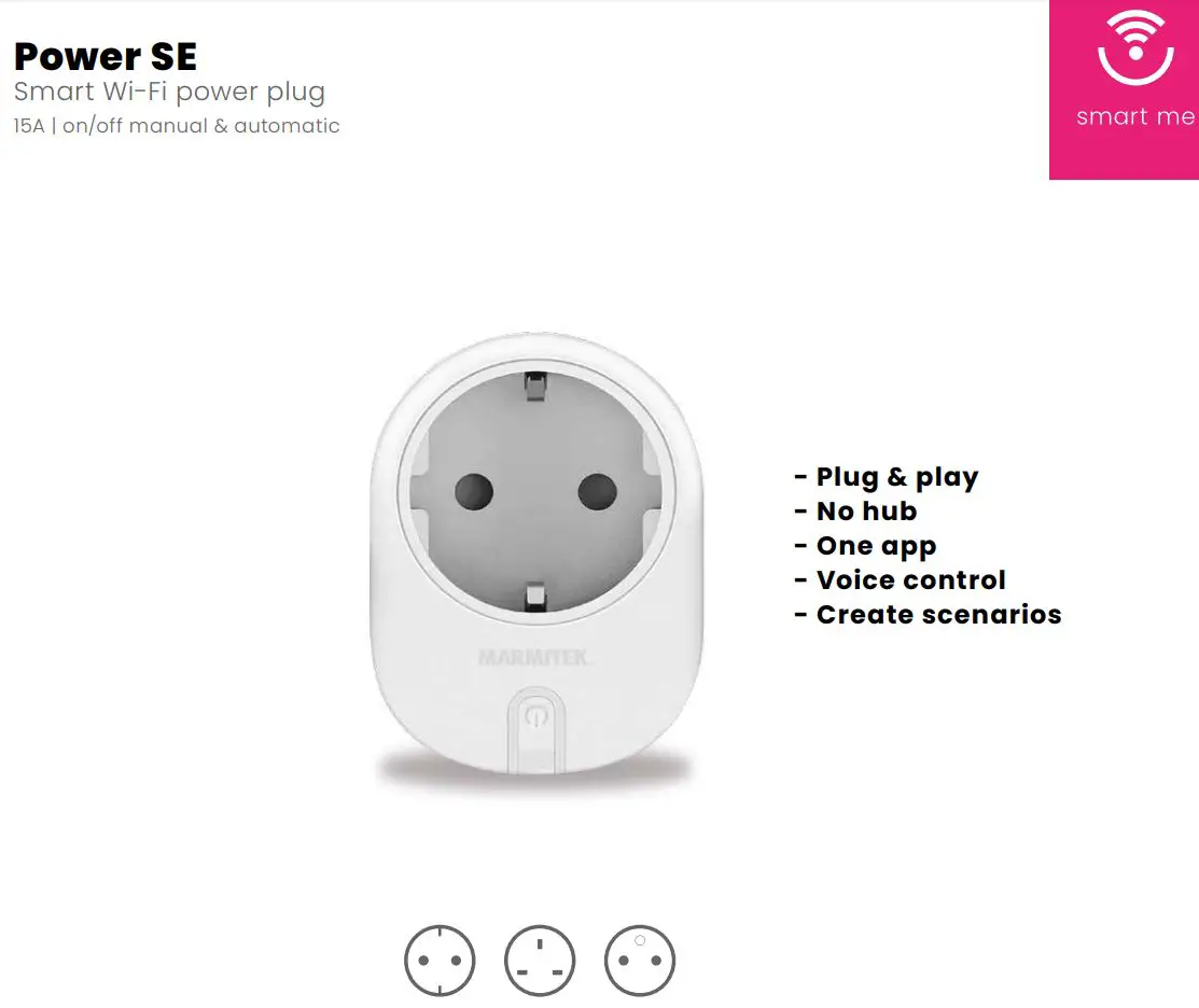 smart me Power SE Smart Wi-Fi Power Plug User Guide