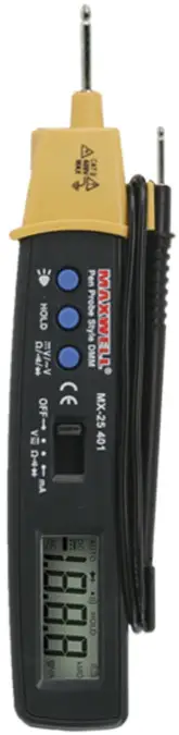 MAXWELL DIGITAL MULTIMETERS 25403B Digital Multimeter with Display