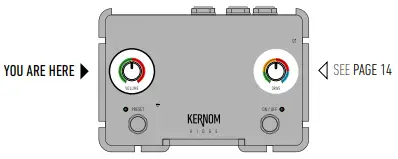 KERNOM RIDGE Analog Overdrive Pedal - CONTROL CHANGES 2
